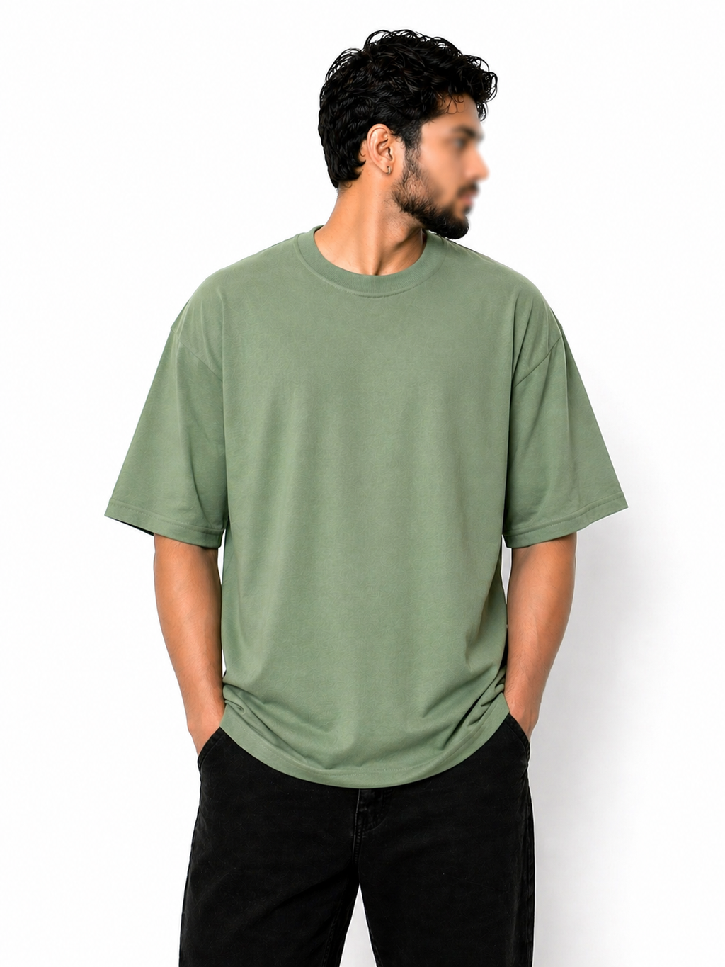 Humanity oversized tee-mint green