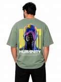 Humanity oversized tee-mint green